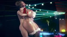 Jouer Sexe avec un gros bébé courbé | hentai 3d
