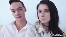 Play Drilling nicole black's asshole while her cuckold silently watches